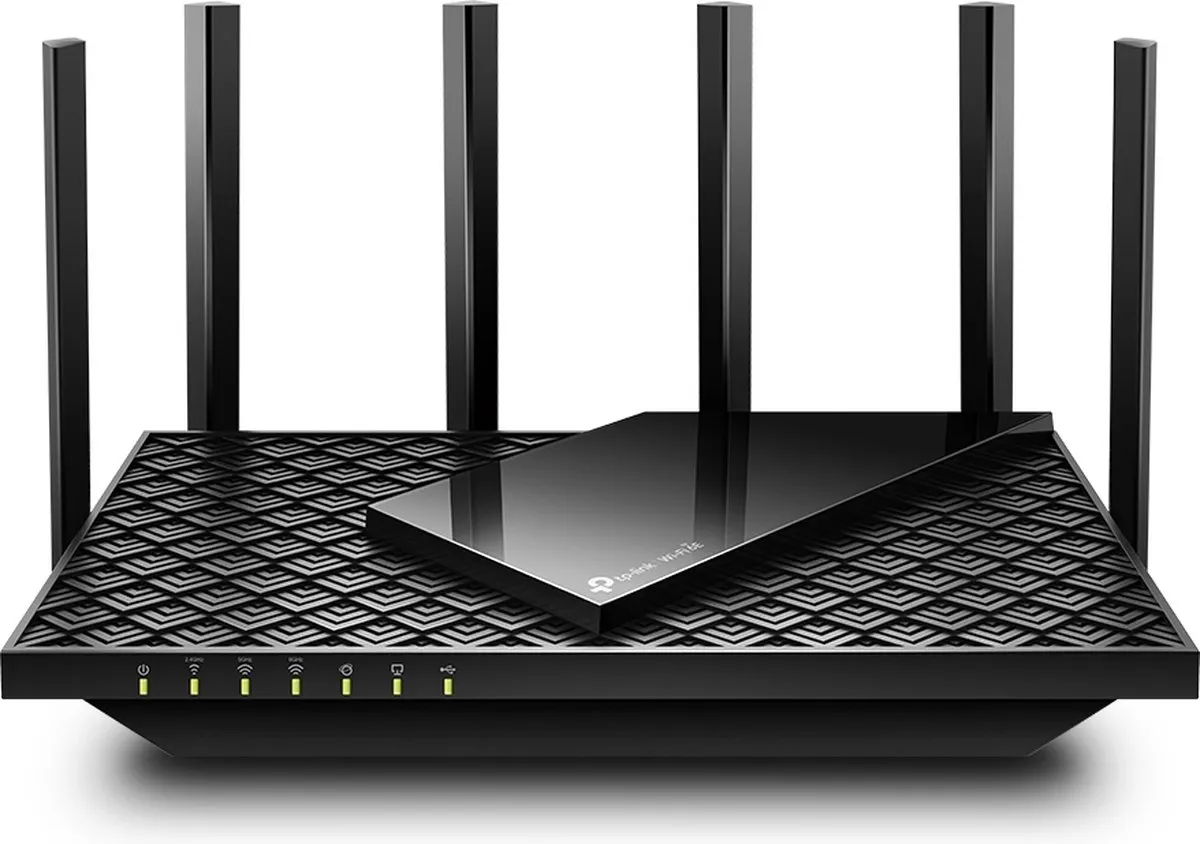 TP-Link Archer AXE75 Tri-Band WiFi 6E Router - 5x LAN, 1x USB