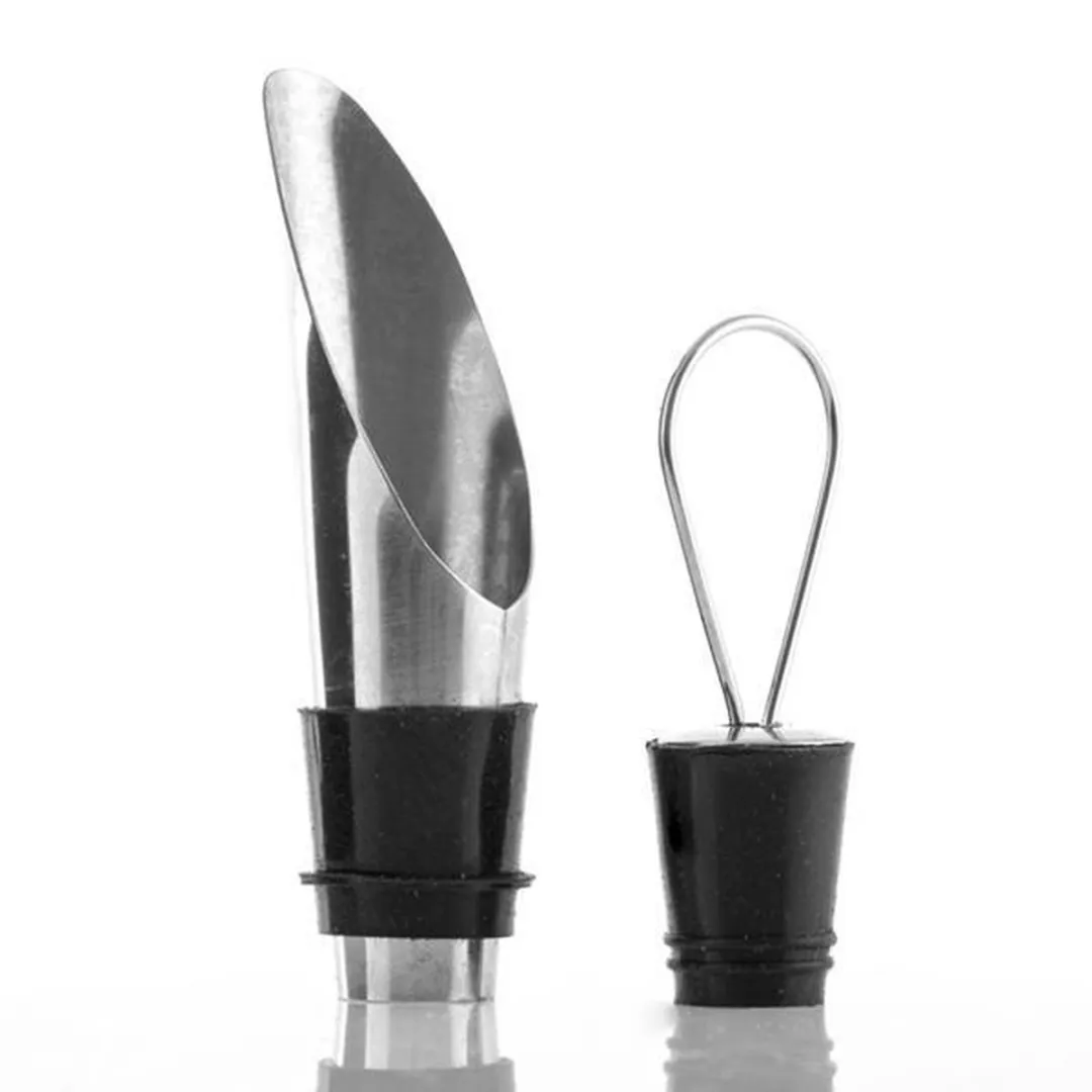 Excellent Houseware Wijn Geschenkset 4-delig - RVS