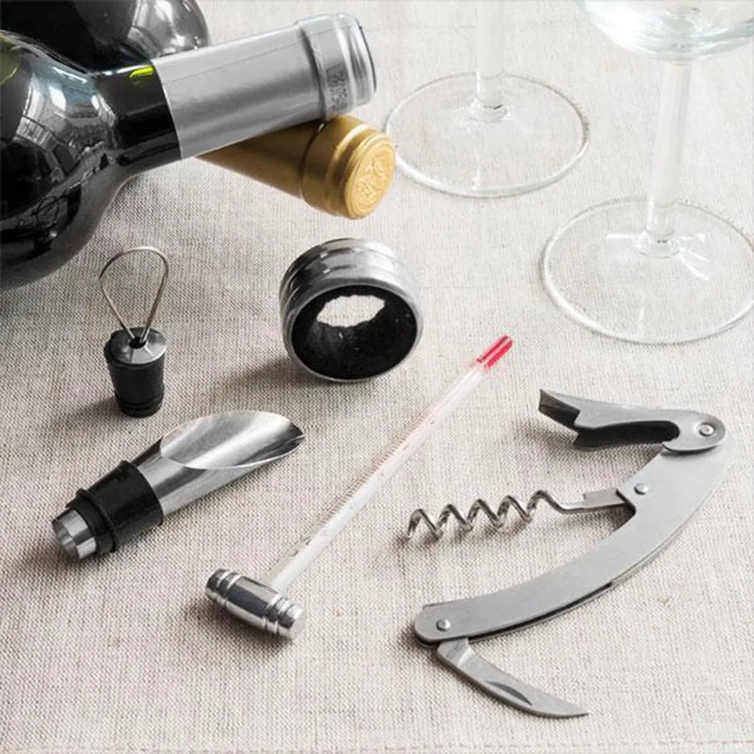 Excellent Houseware Wijn Geschenkset 4-delig - RVS - afbeelding 6 van 6