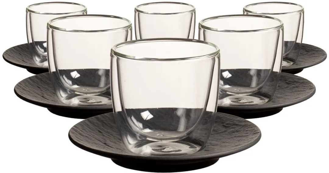 Villeroy & Boch Manufacture Rock Espressoglazen 70ml