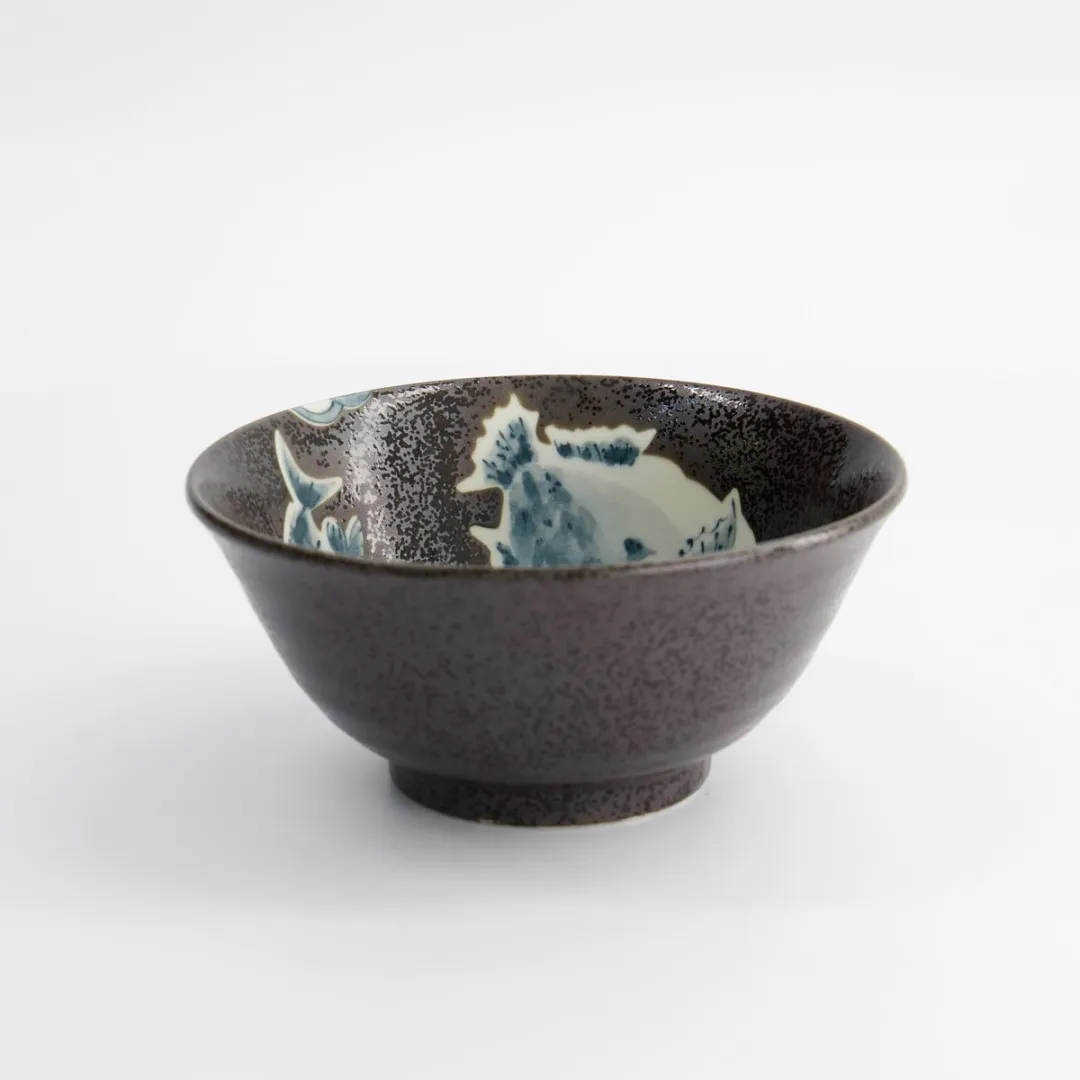 Tokyo Design Studio Kogelvis Kom - 15cm - Bruin