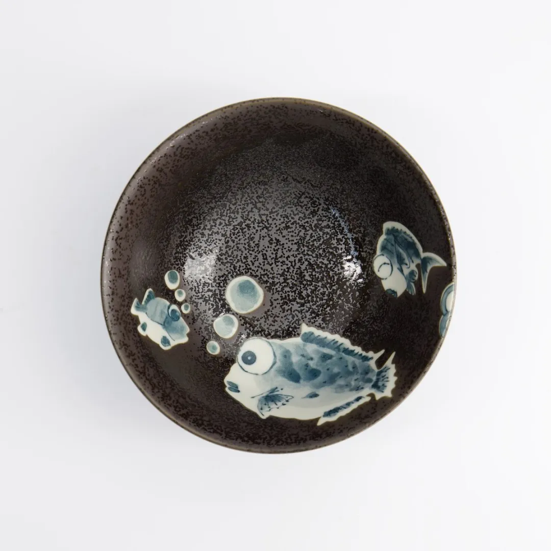 Tokyo Design Studio Kogelvis Kom - 15cm - Bruin