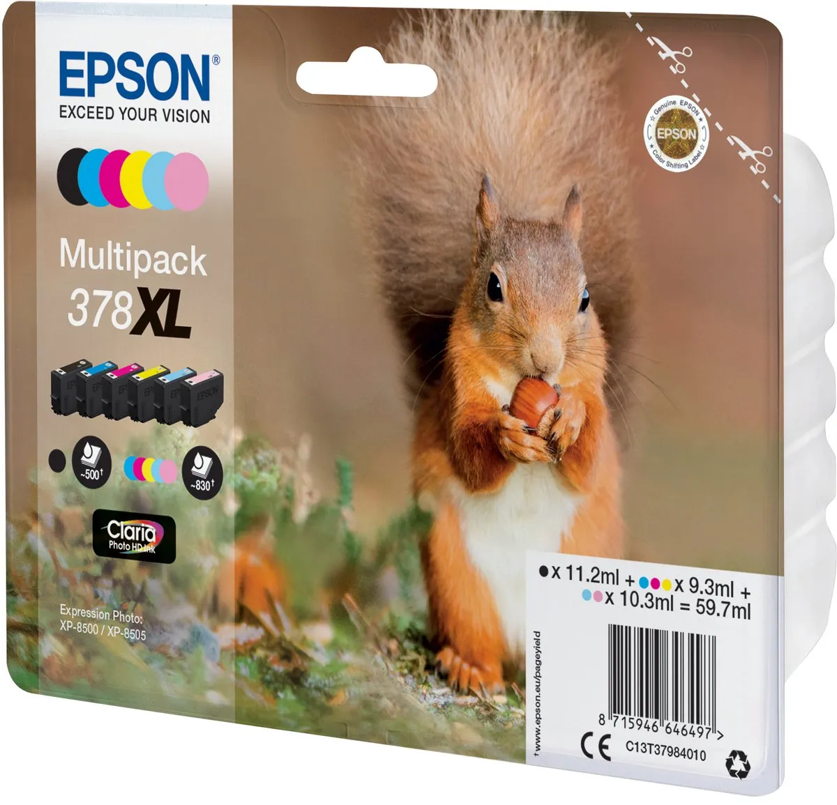 Epson 378XL Inktcartridge - Multicolor - 11.2ml