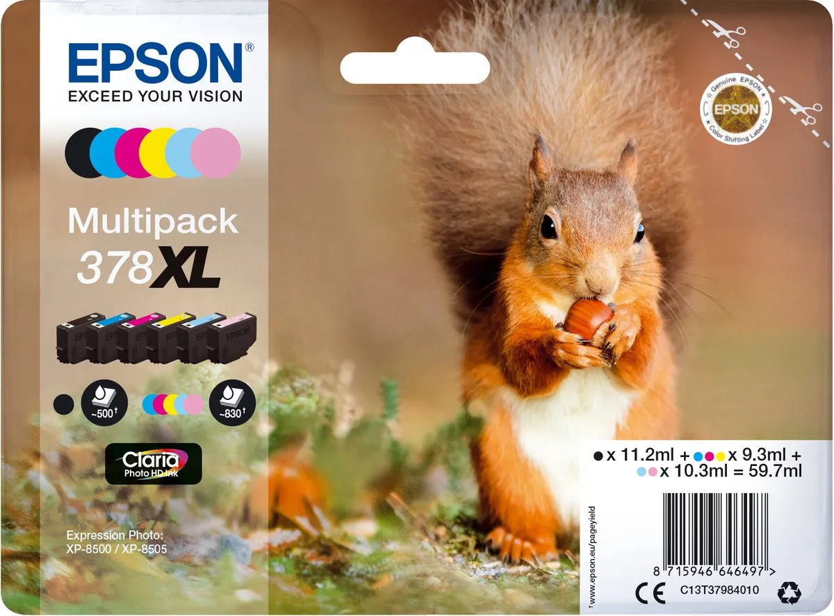 Epson 378XL Inktcartridge - Multicolor - 11.2ml