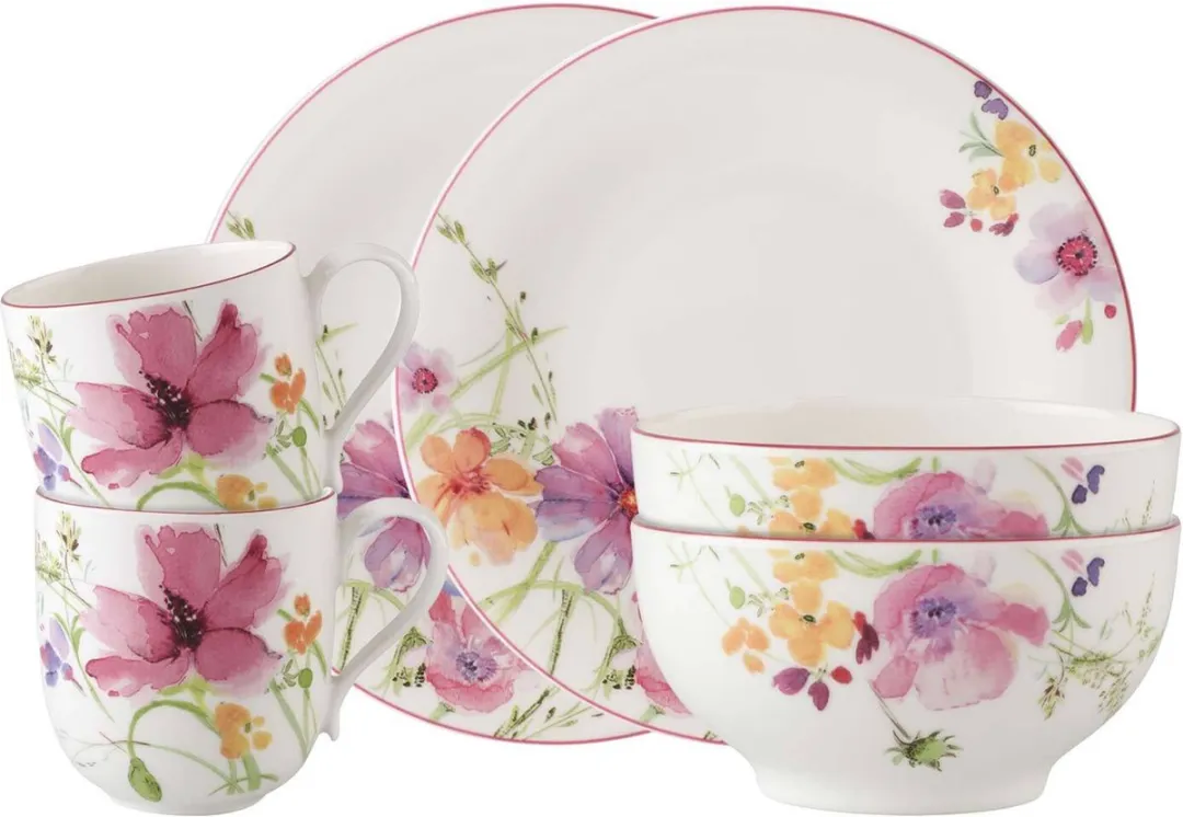 Villeroy & Boch Mariefleur Basic Frühstücks-Set 6-delig