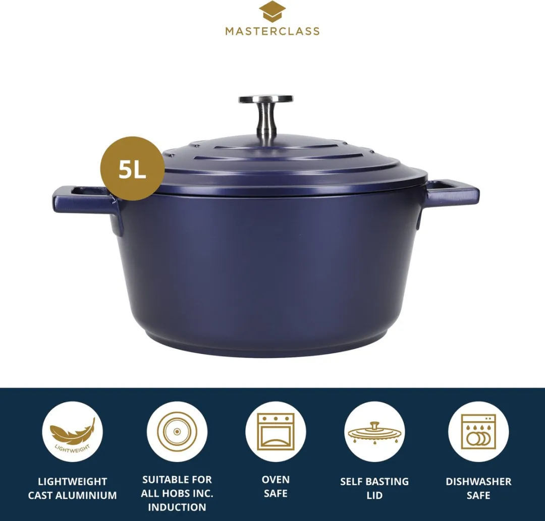 Masterclass Lichtgewicht Braadpan 5L