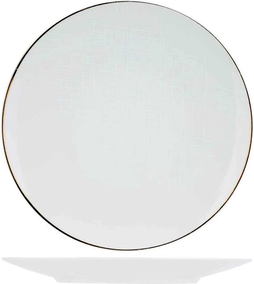 Cosy&Trendy Alina Serviesset 18-delig - Wit/Goud - TSSS254