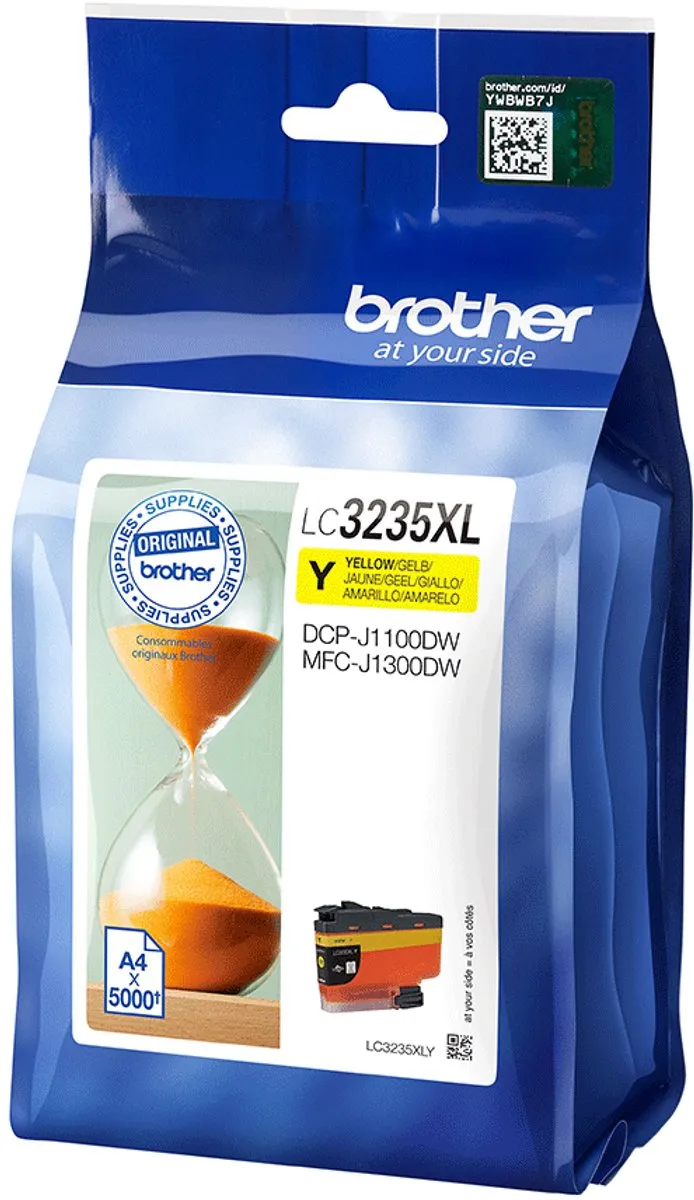 Brother LC-3235XLY XL Cartridge - Geel