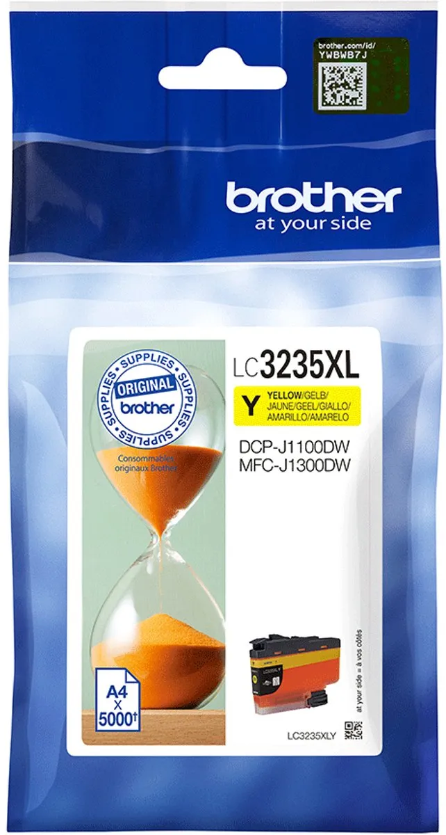 Brother LC-3235XLY XL Cartridge - Geel