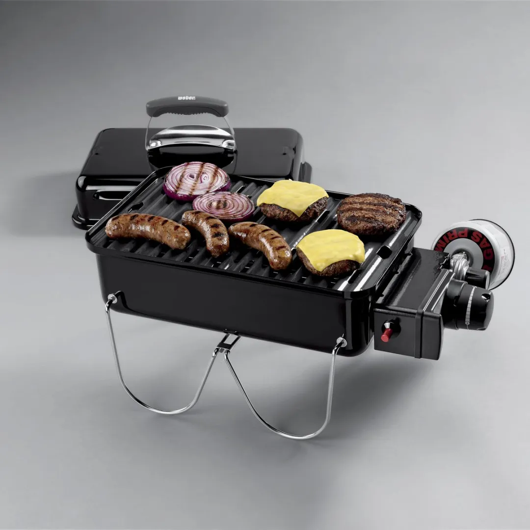 Weber Go-Anywhere Gasbarbecue 41cm - 1 Brander - Zwart