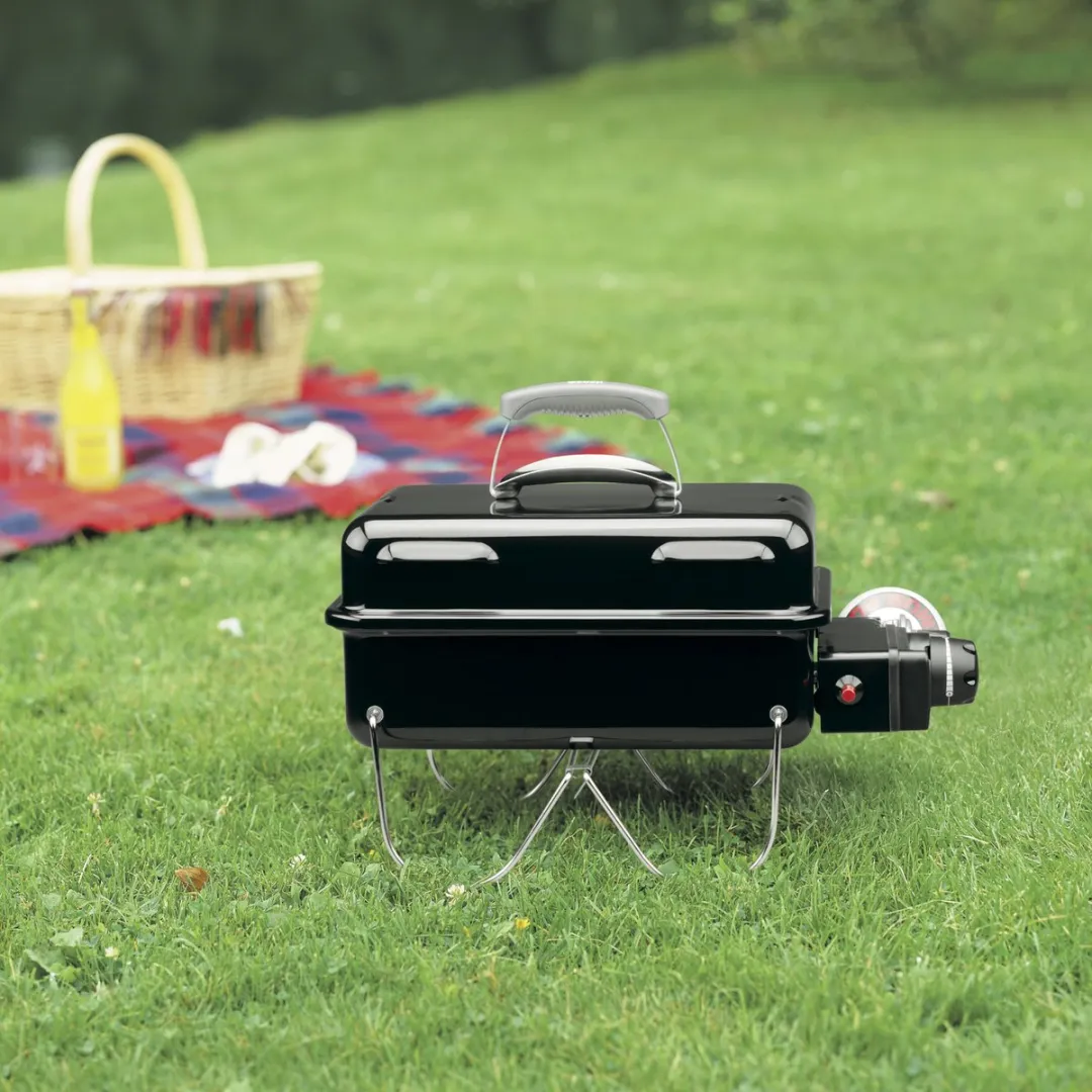 Weber Go-Anywhere Gasbarbecue 41cm - 1 Brander - Zwart