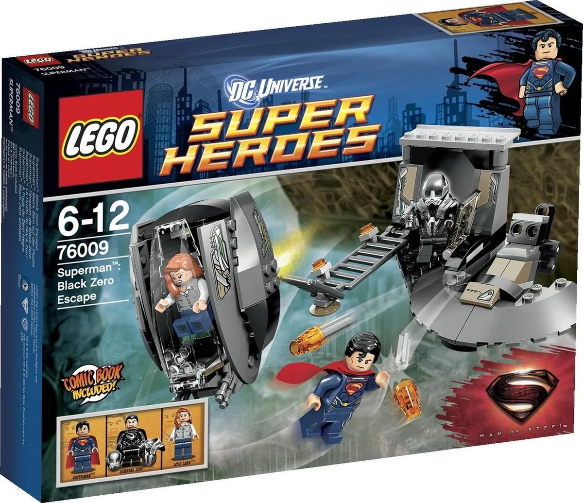 LEGO Super Heroes Black Zero Ontsnapping 76009