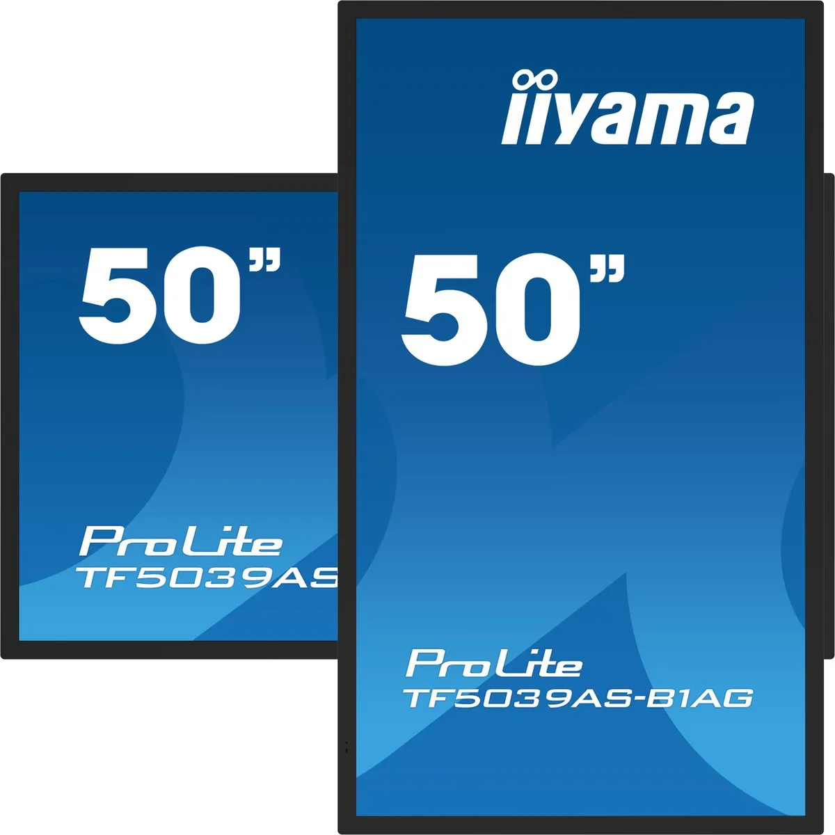 iiyama TF5039AS-B1AG 4K Touchscreen Monitor 49.5" - Zwart