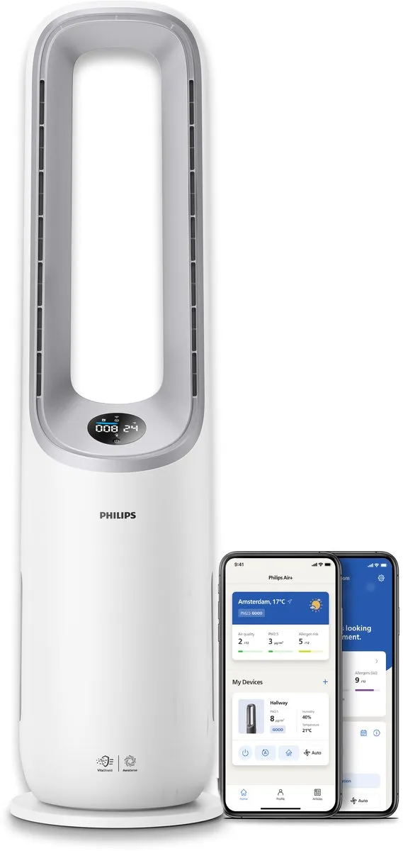 Philips 7000 Series AMF765/10 Luchtreiniger/Ventilator 2-in-1