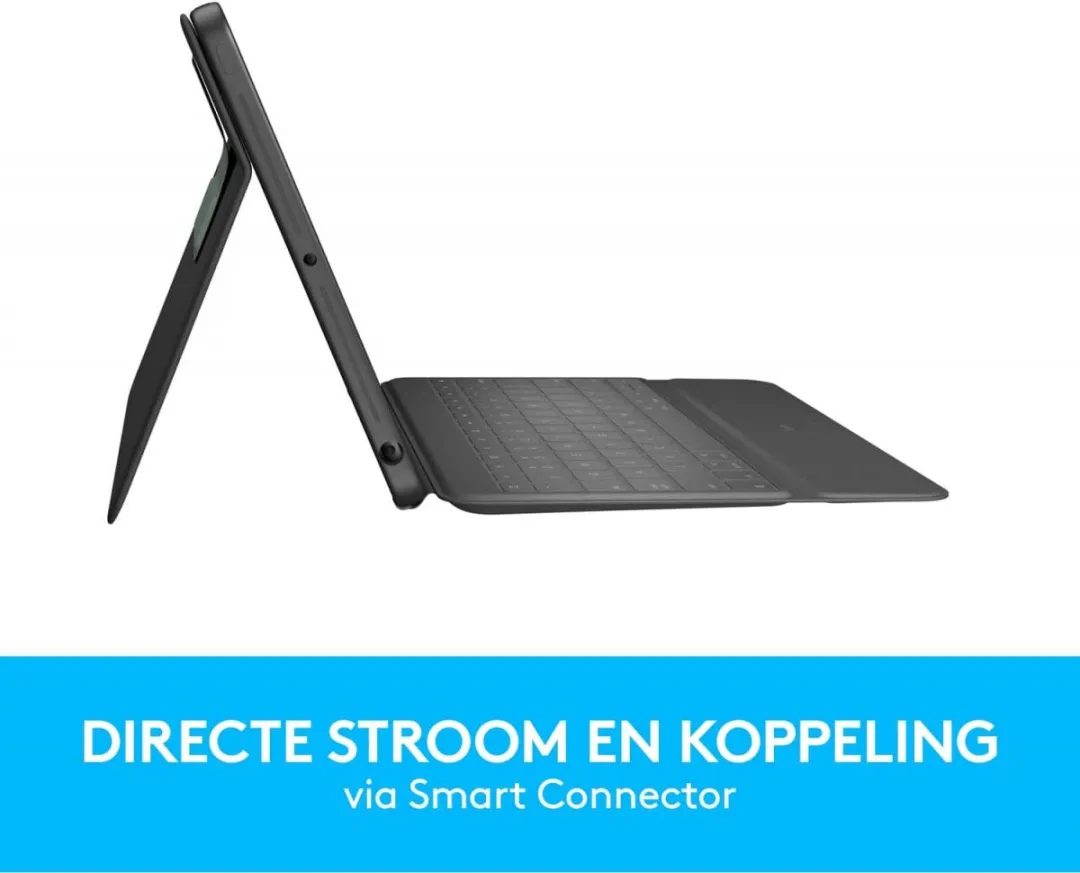 Logitech Rugged Folio Toetsenbord - Apple iPad 10.2" 2019 - Zwart/Grijs