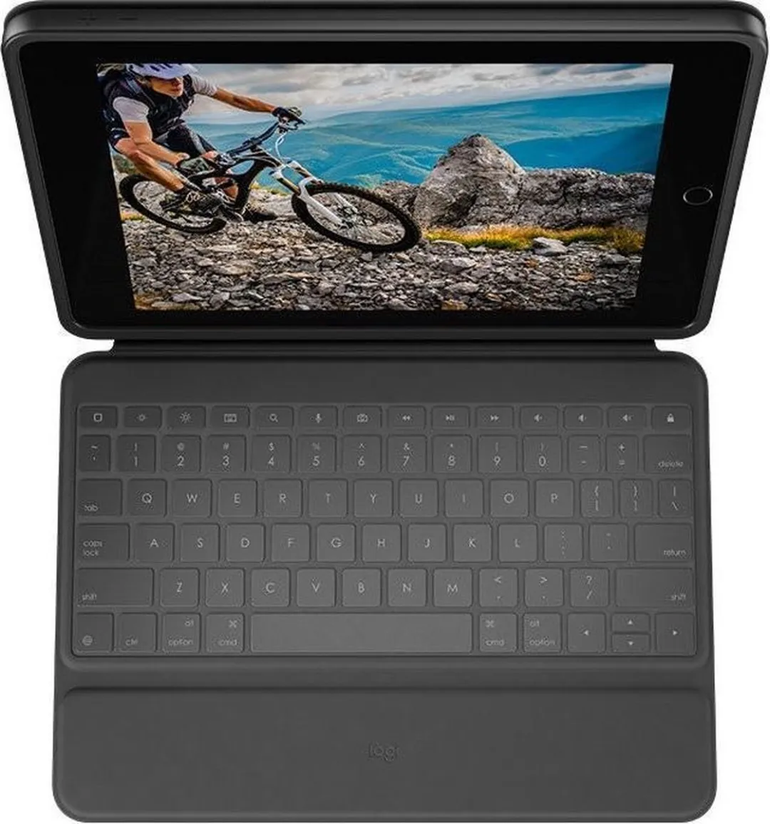 Logitech Rugged Folio Toetsenbord - Apple iPad 10.2" 2019 - Zwart/Grijs