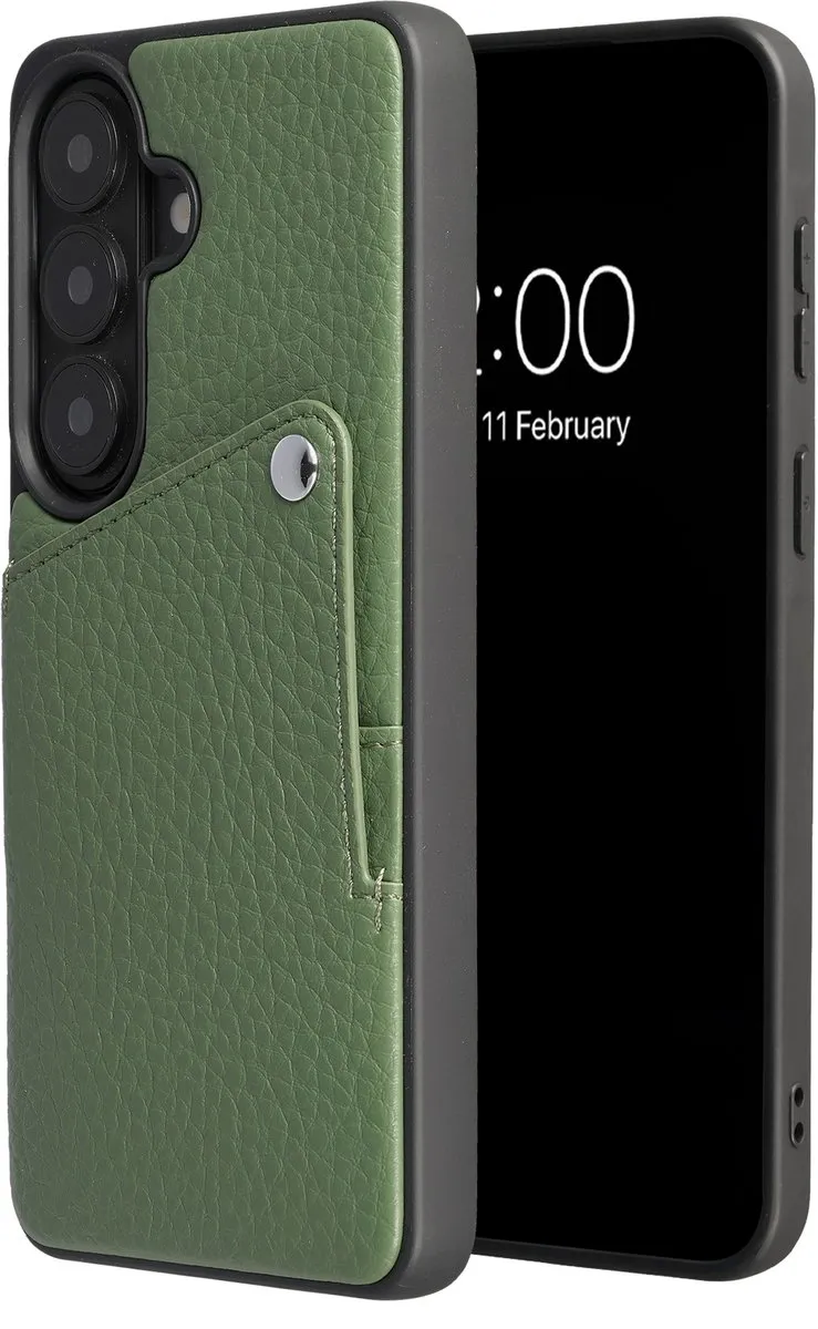 Selencia Hoesje Samsung Galaxy S26 Sage Green