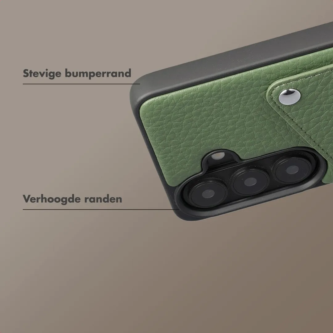 Selencia Hoesje Samsung Galaxy S26 Sage Green - 2 Pasjes