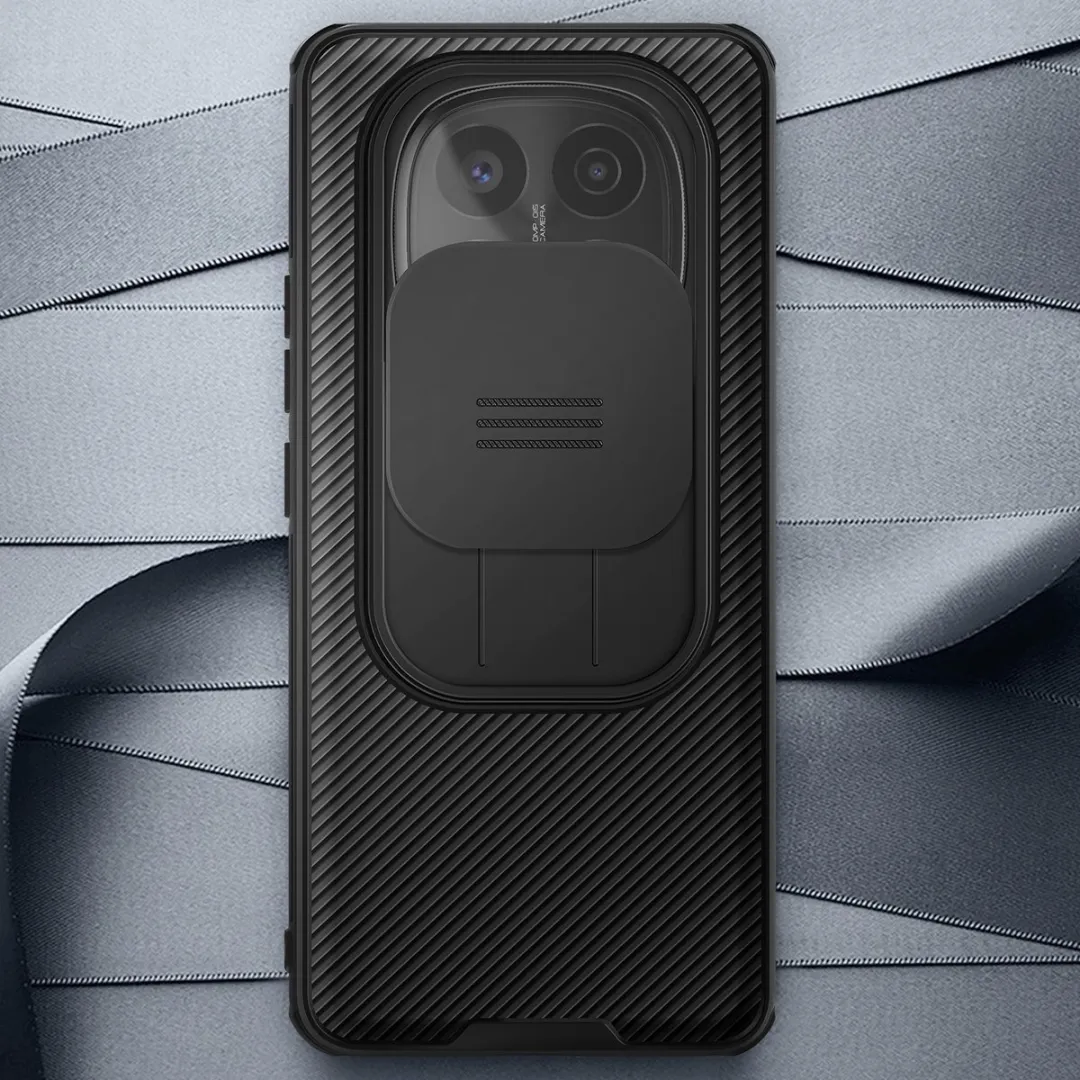 Nillkin Hoesje Redmi Note 14 Pro/Plus - Zwart - BACK-NILKAM-BK-N14P