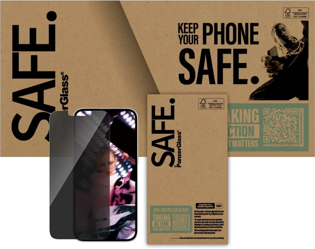 PanzerGlass SAFE. SABPUWFG29845 iPhone Schermbeschermer - Doorzichtig