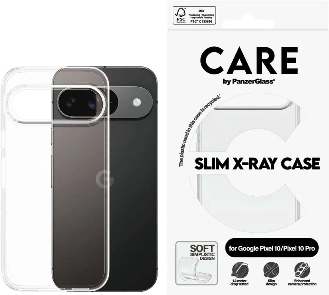 PanzerGlass CARE X-Ray Case Google Pixel 10 Pro - Transparant