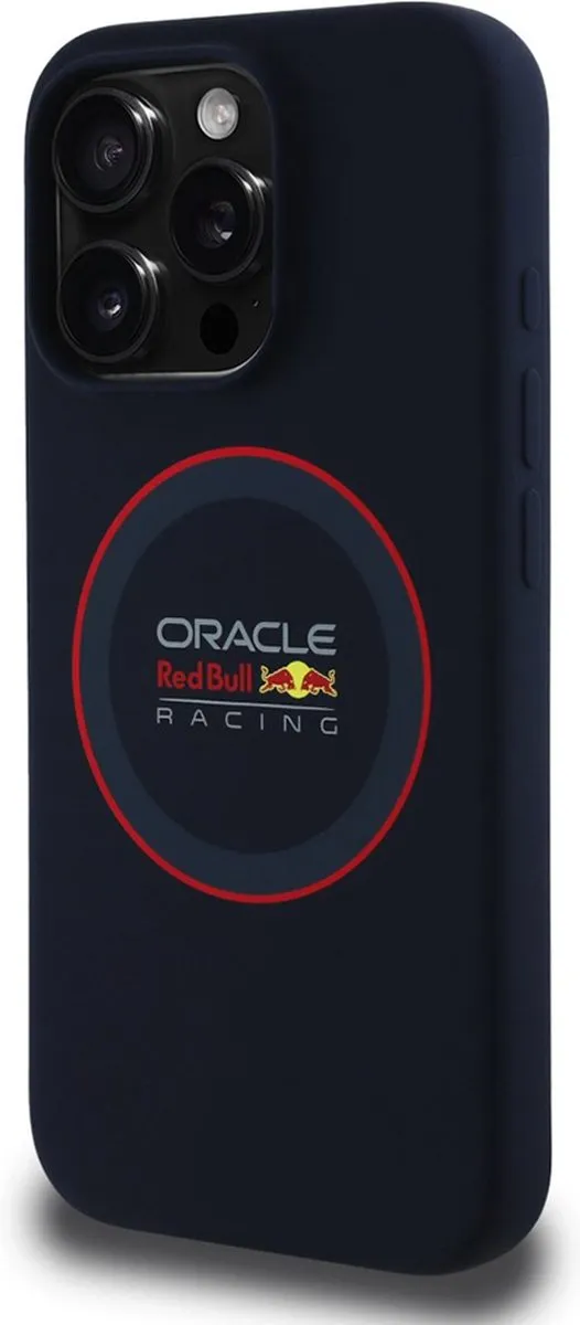 Red Bull Racing iPhone 15 Pro Hoesje - Donkerblauw - MagSafe