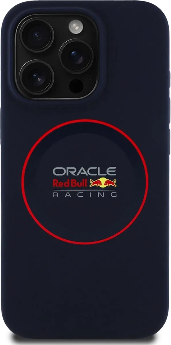 Red Bull Racing iPhone 15 Pro Hoesje - Donkerblauw - MagSafe