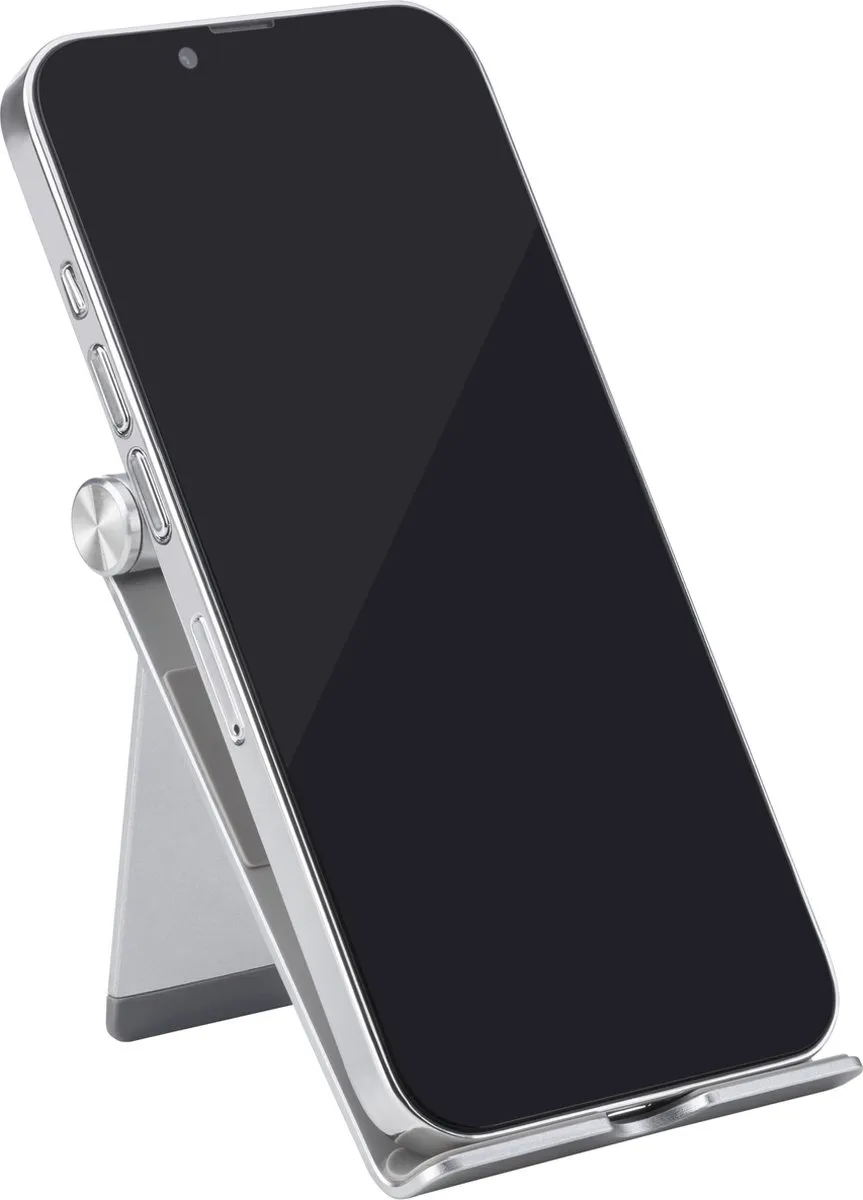 Deltaco ARM-0516 Inklapbare Smartphone & Tablet Standaard - Zilver