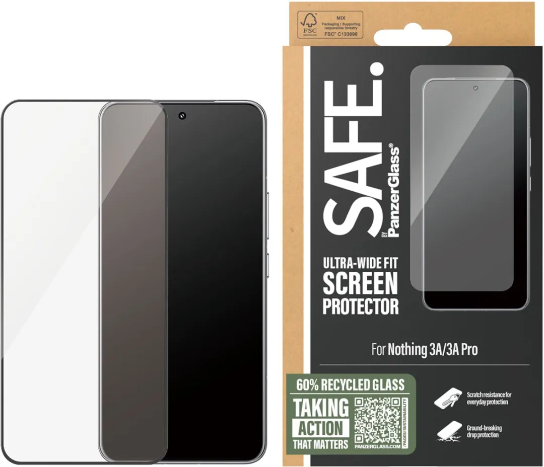 PanzerGlass SAFE. Nothing Phone 2 Schermbeschermer - Ultra-Wide Fit