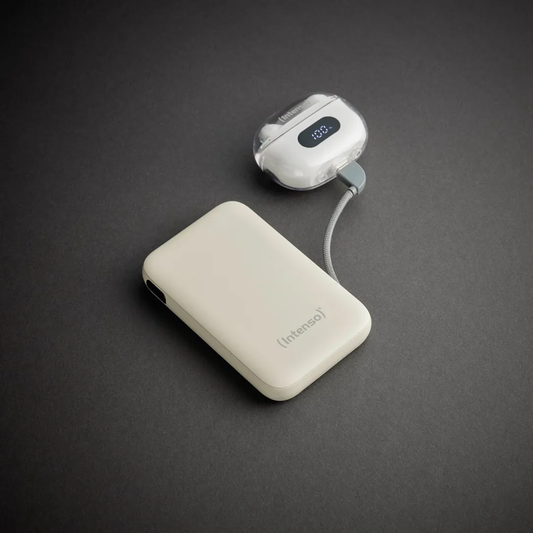 Intenso S10000 Powerbank 10.000mAh 20W - Beige - afbeelding 6 van 6