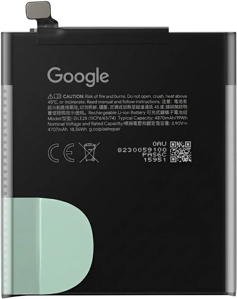 Google Pixel 10 Pro G949-01443-00 Vervangende batterij 4870mAh