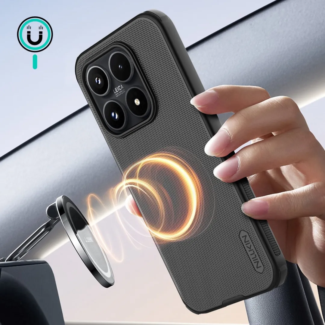 Nillkin Super Frosted Pro Hoesje Xiaomi 17 - Zwart