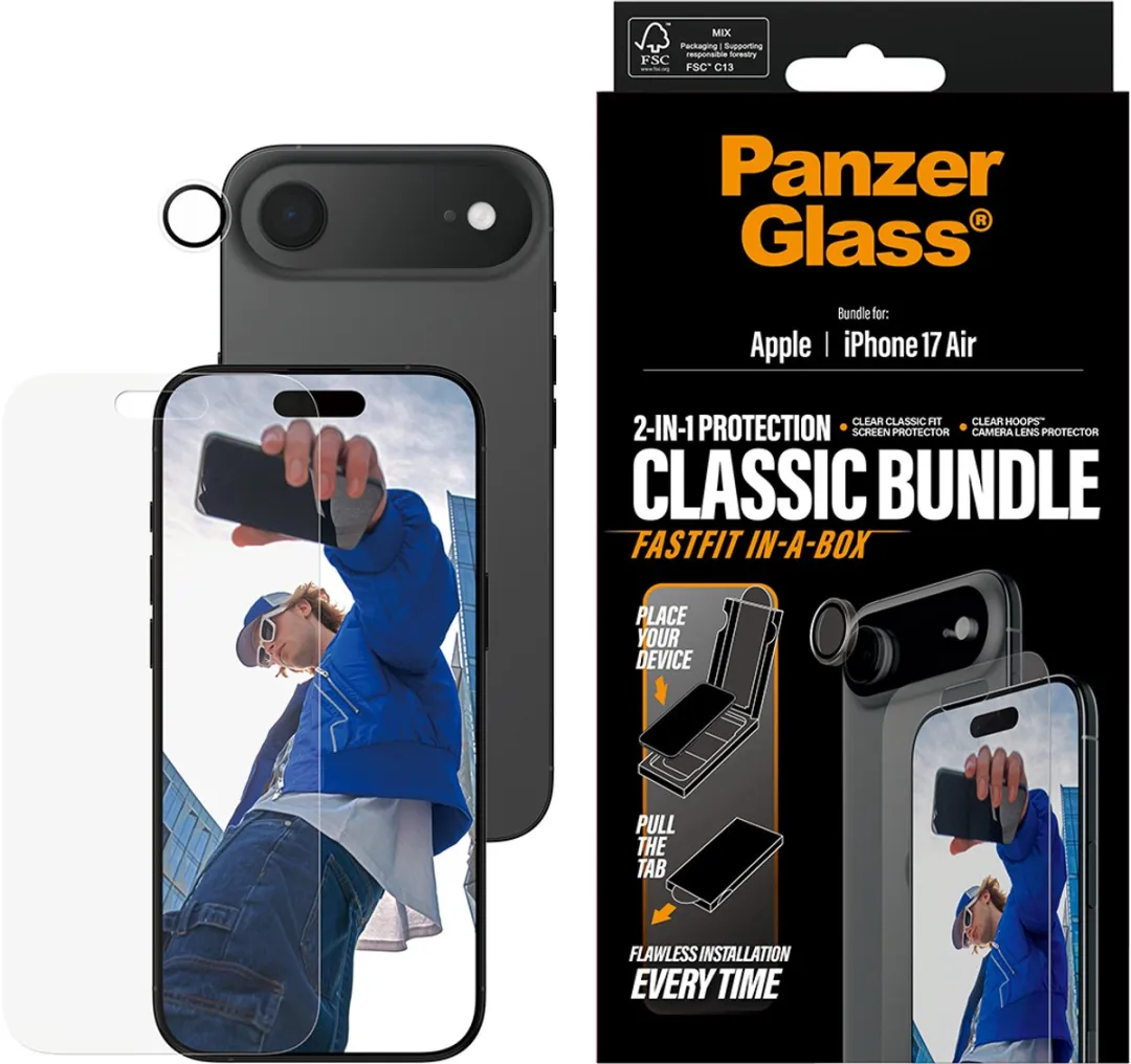 PanzerGlass Classic 2-in-1 iPhone XR Beschermers - PG78316