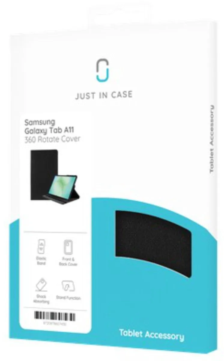 Just in Case TSA2812TP1 Tablethoes - Samsung Galaxy Tab A11 - 8.7" - Zwart