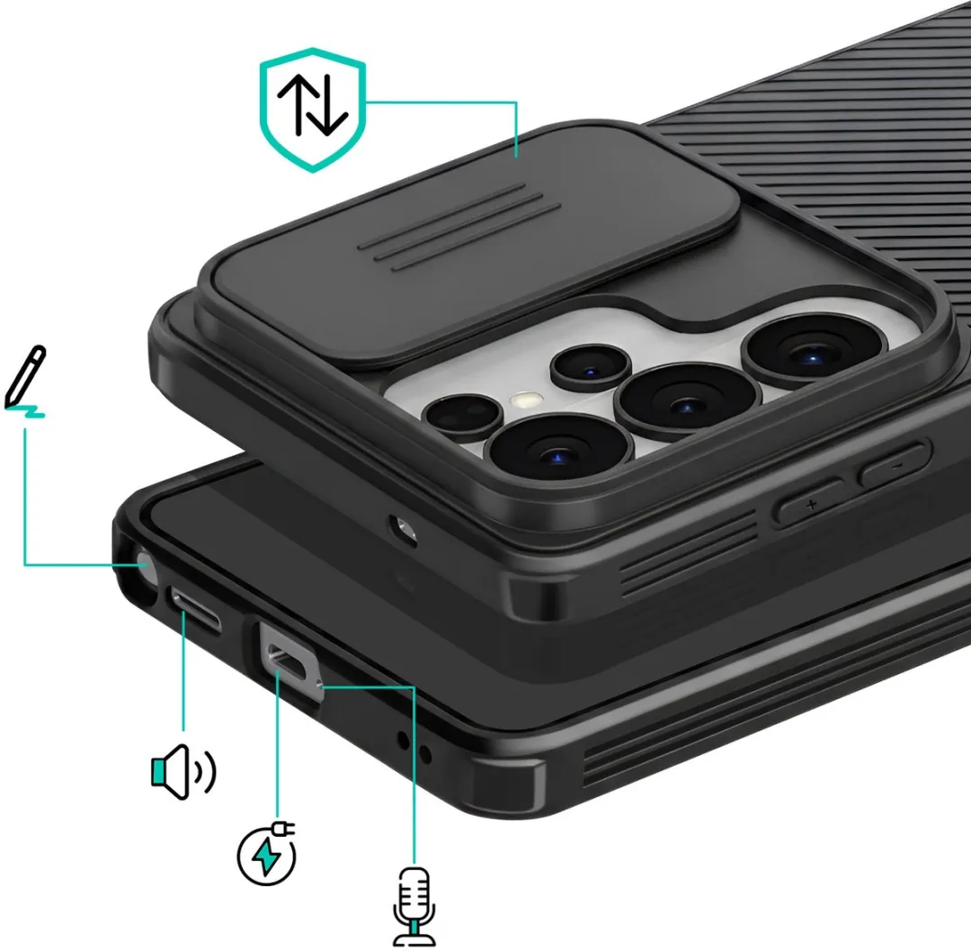 Nillkin CamShield Pro Hoesje Samsung Galaxy S26 Ultra - Zwart