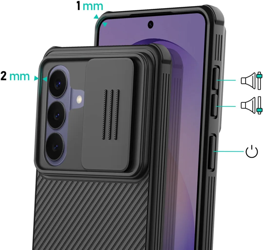 Nillkin CamShield Pro Hoesje Samsung Galaxy S26 Plus - Zwart - afbeelding 3 van 5
