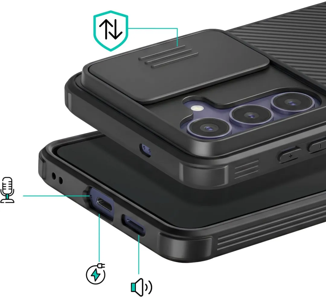 Nillkin CamShield Pro Hoesje Samsung Galaxy S26 Plus - Zwart - afbeelding 5 van 5