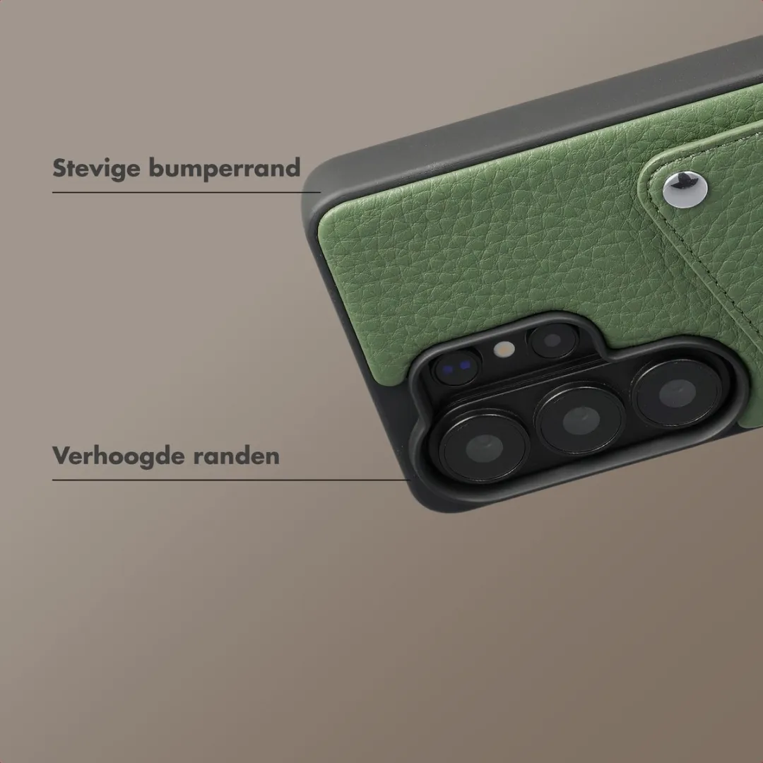 Selencia Hoesje Samsung Galaxy S26 Ultra - Sage Green - 2 Pasjes - afbeelding 6 van 6