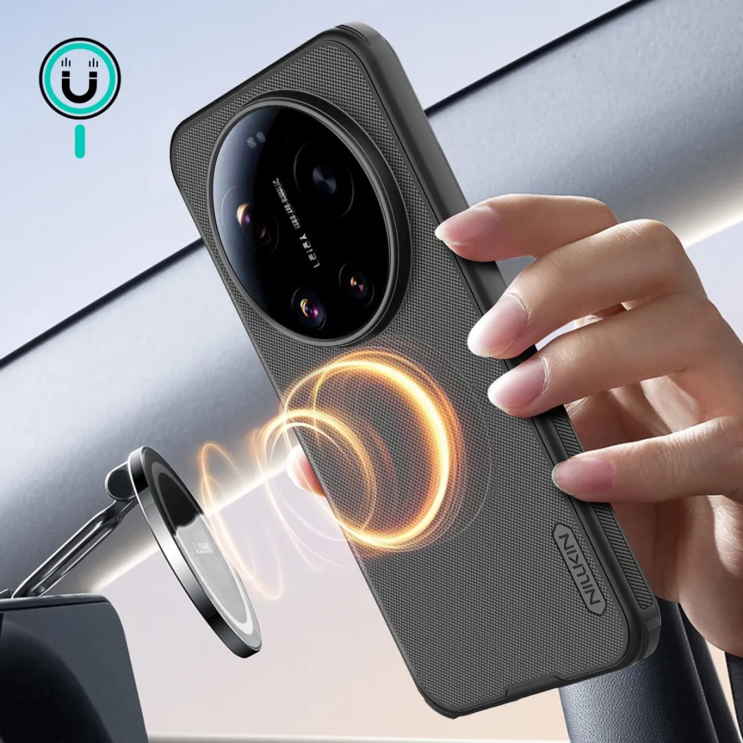 Nillkin Super Frosted Pro Hoesje Xiaomi 17 Ultra - Zwart