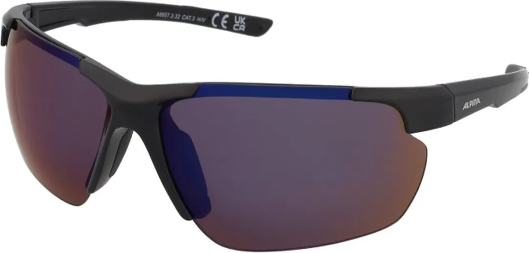 Alpina Defey HR Bril - Zwart/Blauw