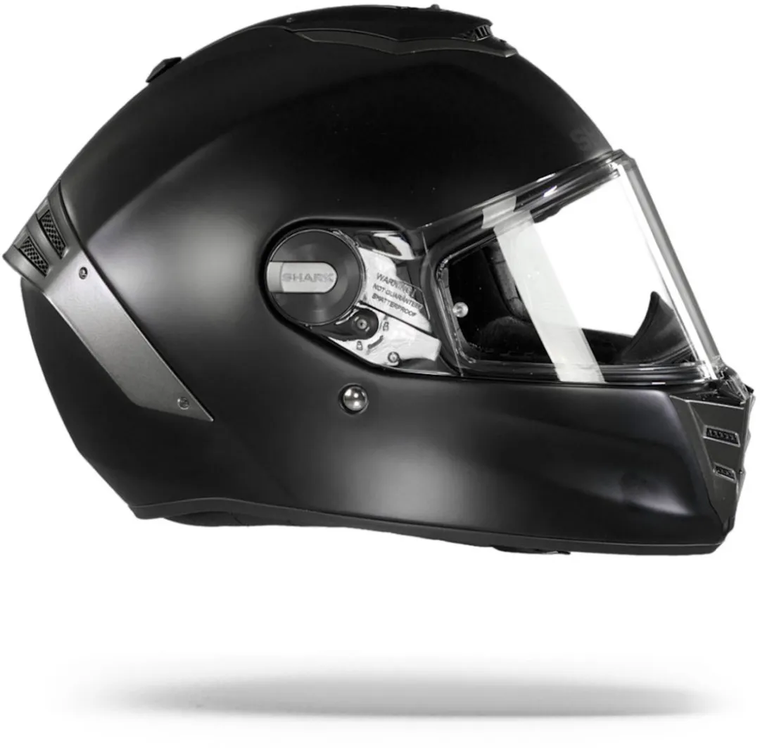 Shark Spartan RS Blank Motorhelm - Mat Zwart S - afbeelding 6 van 6