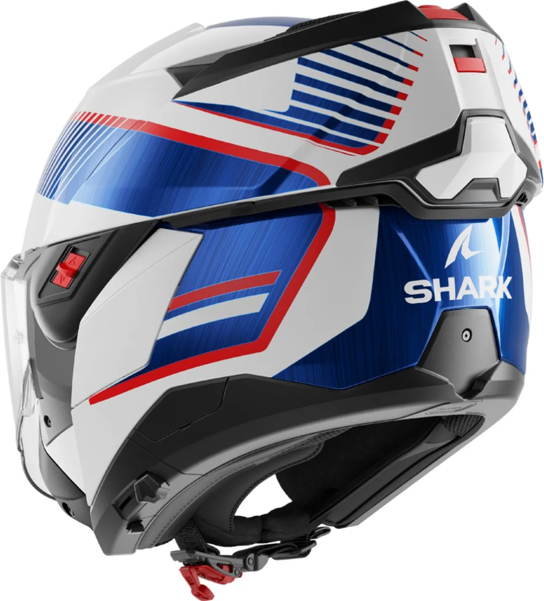 Shark Oxo Systeemhelm - Maat M - Wit/Rood/Blauw