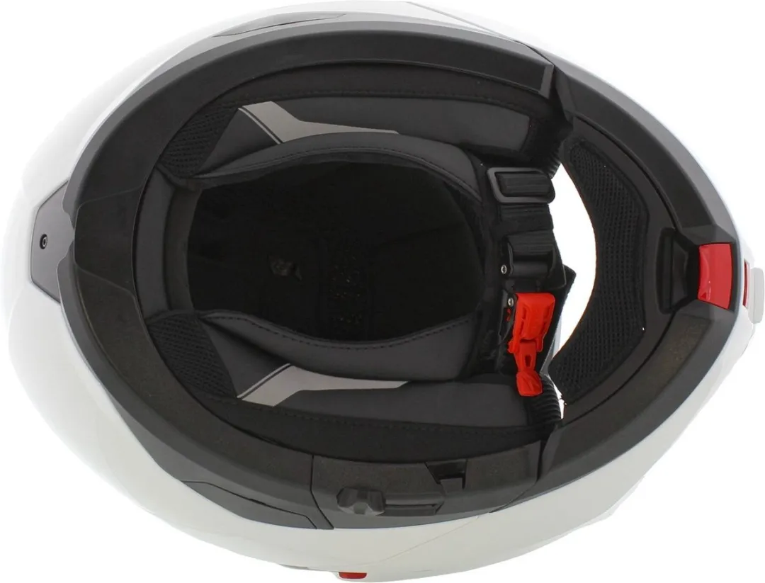 Shark Oxo Blank Pearly Wit Systeemhelm - L