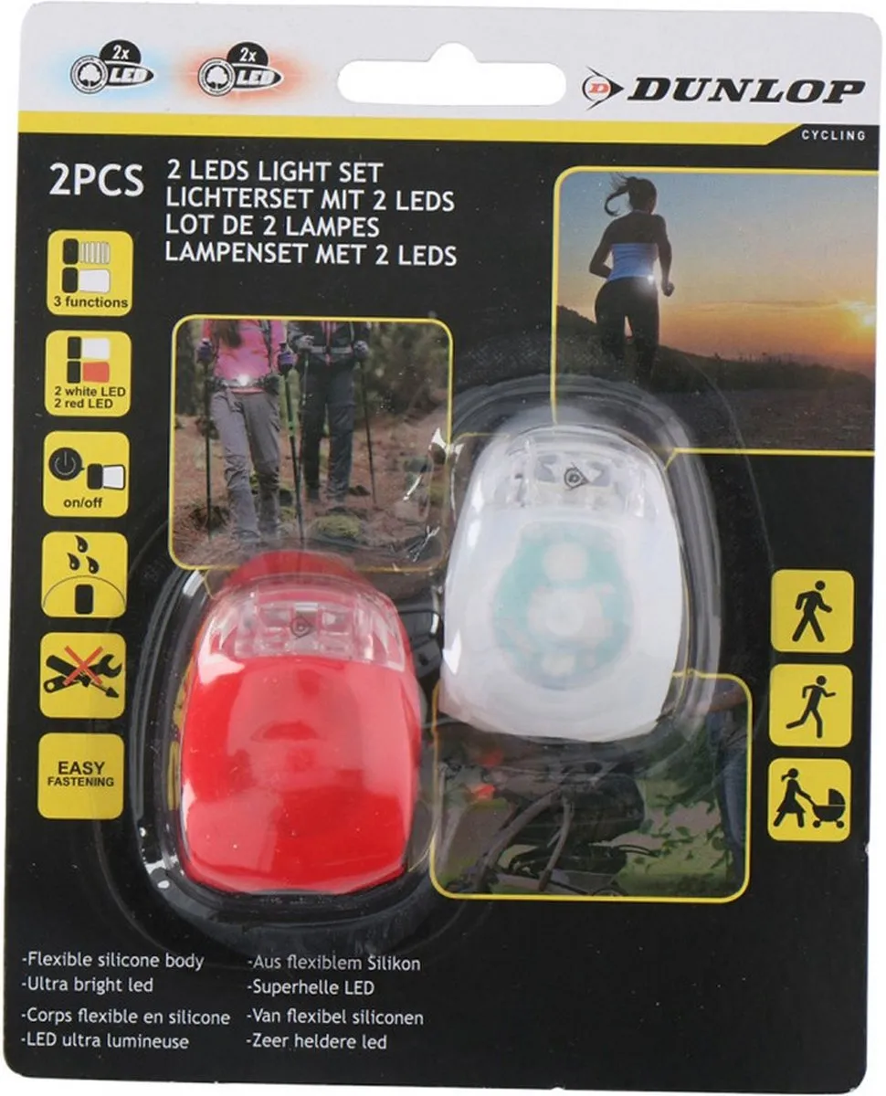 Dunlop LED Fietsverlichting Set
