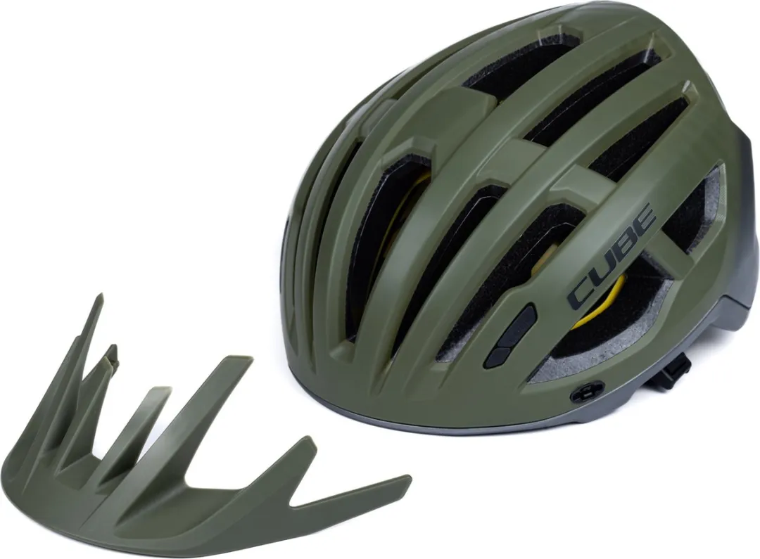 Cube Offpath MTB Helm - 52-57cm - 19 Ventilatiegaten - Groen - afbeelding 6 van 6