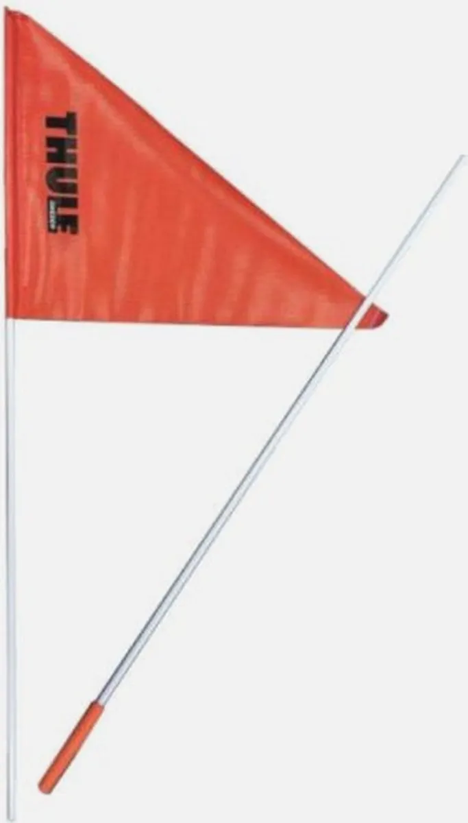Thule Vlag voor Fietskar - Rood - afbeelding 2 van 2