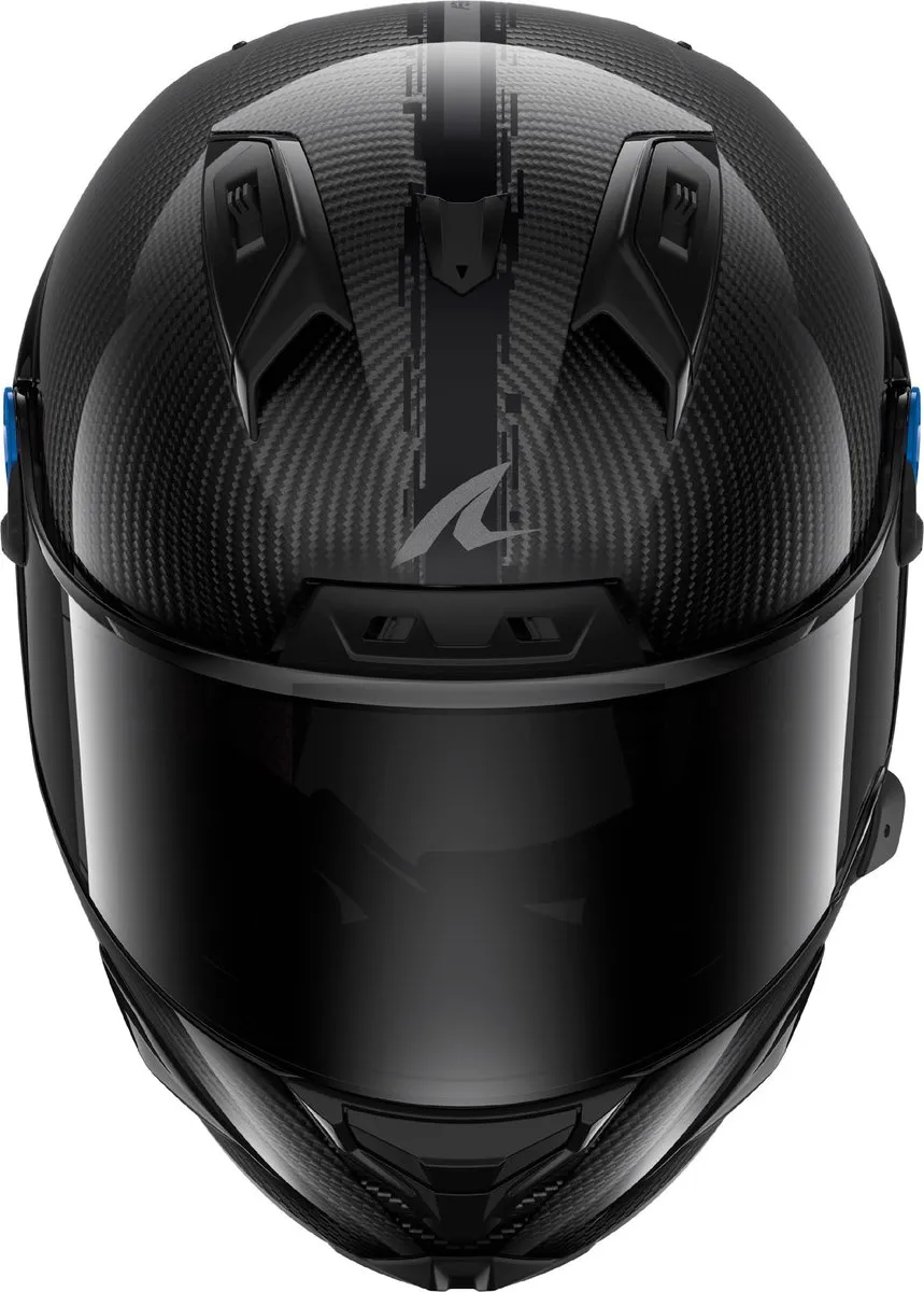 Shark Aeron GP FIM 2 Full Carbon Helm - 2XL - Koolstof/Zwart