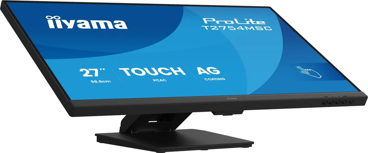 iiyama ProLite T2754MSC-B2AG Touchscreen Monitor 27" Full HD - Zwart
