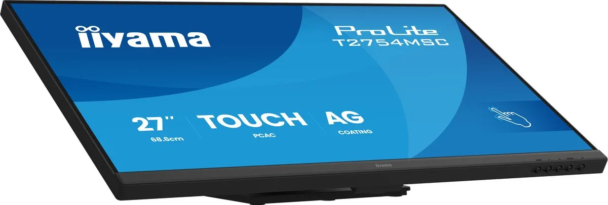 iiyama ProLite T2754MSC-B2AG Touchscreen Monitor 27" Full HD - Zwart