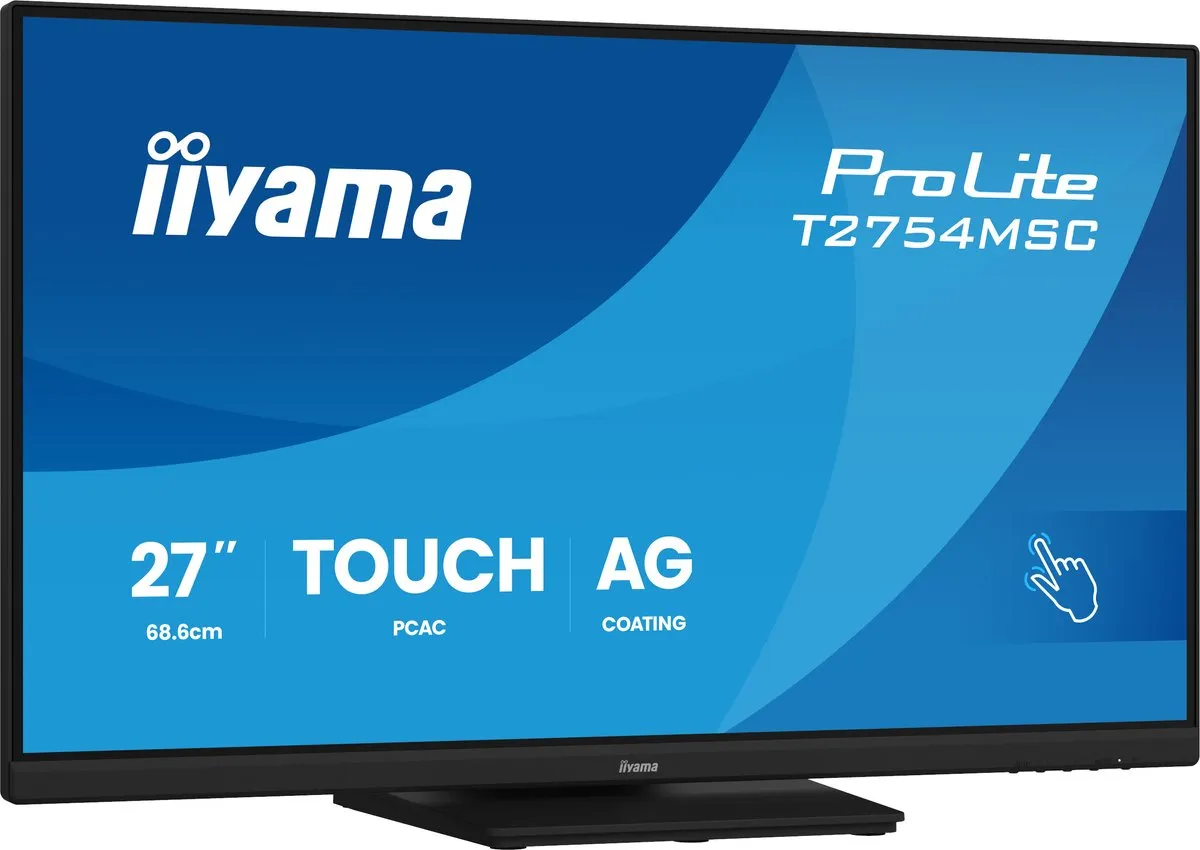 iiyama ProLite T2754MSC-B2AG Touchscreen Monitor 27" Full HD - Zwart - afbeelding 6 van 6